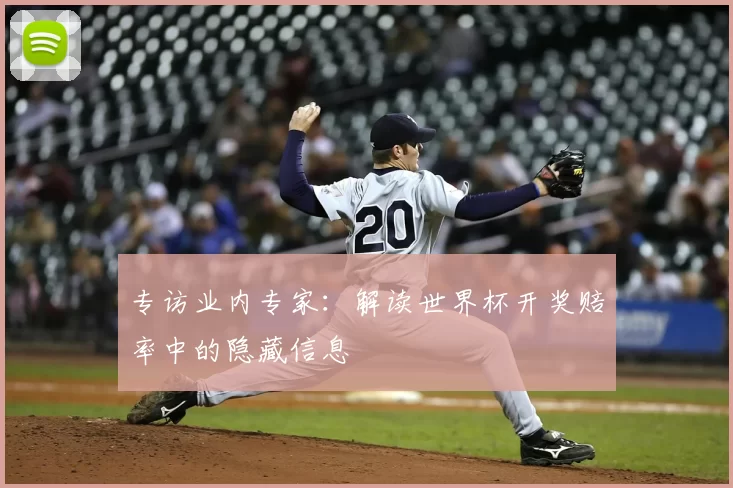 专访业内专家:解读世界杯开奖赔率中的隐藏信息