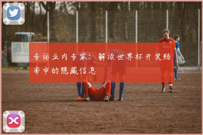 专访业内专家：解读世界杯开奖赔率中的隐藏信息