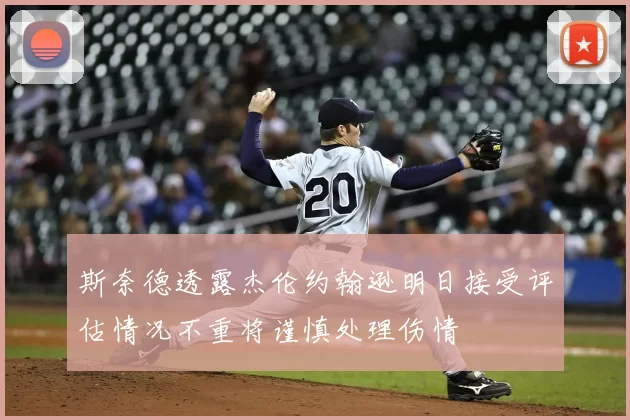 斯奈德透露杰伦约翰逊明日接受评估情况不重将谨慎处理伤情